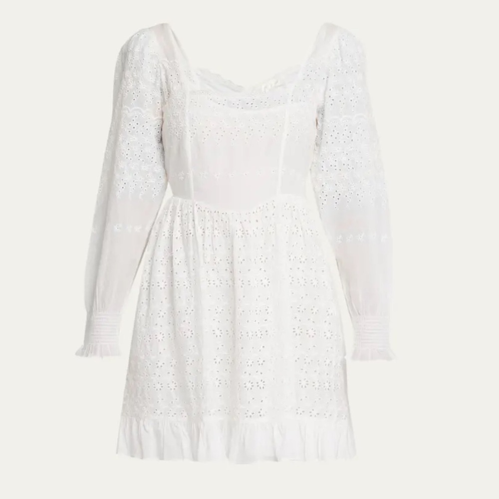 NEW LOVESHACKFANCY preslina dress in true white - Picture 6 of 14